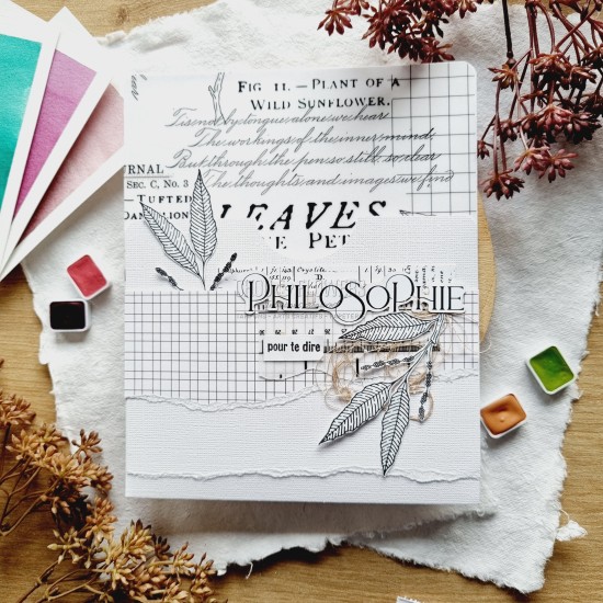 set de papiers Collection l'Orée des bois pour vos projets de scrapbooking, d'artjournal et de carterie