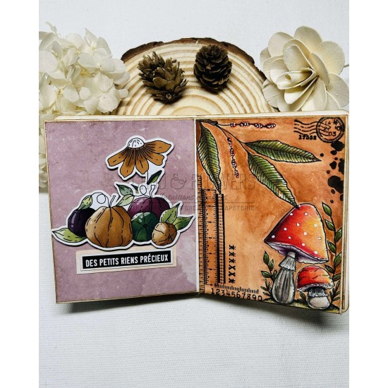 die cuts mots d'automne de la collection L'orée des bois