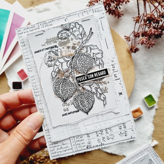 die cuts mots d'automne de la collection L'orée des bois