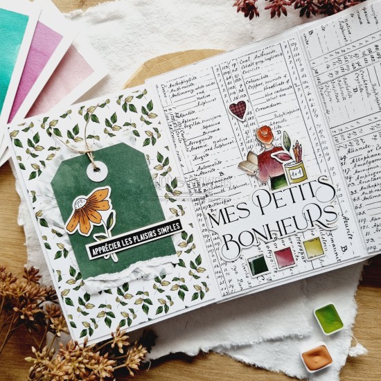 die cuts mots d'automne de la collection L'orée des bois