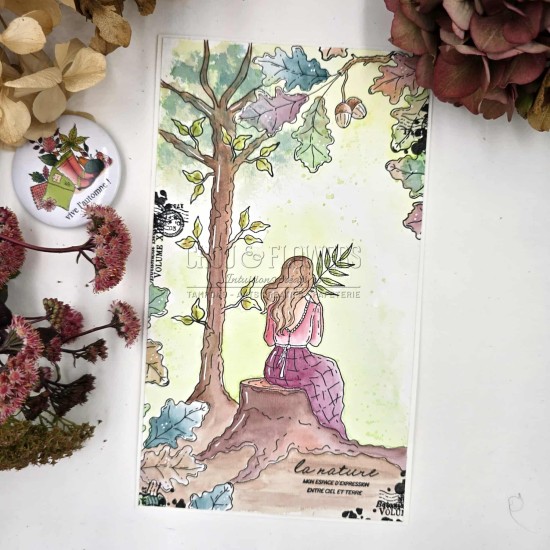tampon clear Balade en forêt de la collection L'orée des bois