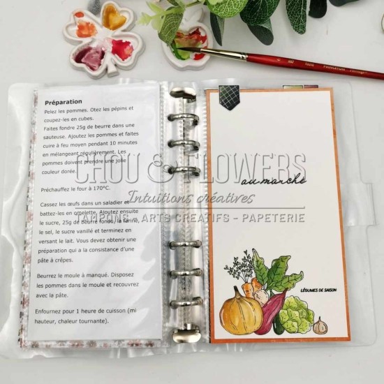 tampon clear Légumes de saison de la collection L'orée des bois