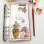 tampon clear mini champignons pour le scrapbooking, la carterie et l'artjournal tampon clear mini champignons pour le scrapbooking, la carterie et l'artjournal