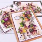 tampon clear mini champignons pour le scrapbooking, la carterie et l'artjournal tampon clear mini champignons pour le scrapbooking, la carterie et l'artjournal