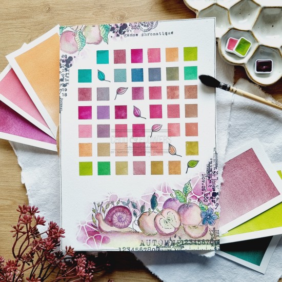 kit aquarelle en collaboration avec Isaro pour la collection L'orée des bois