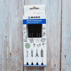 set de 4 crayons mono drawing pen de tombow