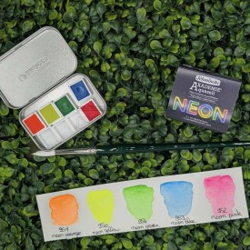 coffret aquarelle Néon