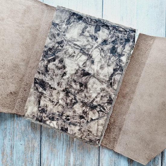 carnet avec une couverture en cuir véritable Nilgiris de Lamali