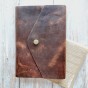 carnet avec une couverture en cuir véritable Nilgiris de Lamali