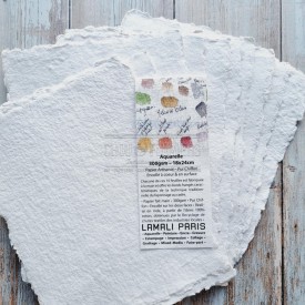 feuilles aquarelles pur chiffon 300g