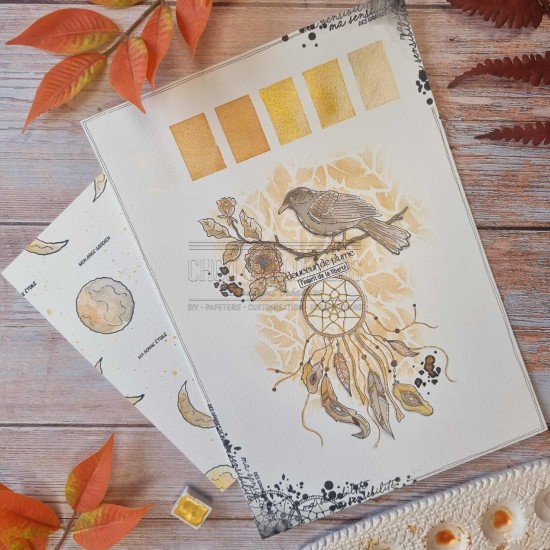 Or édition limitée Scmincke Horadam aquarelle