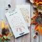 Pochoir attrape-rêve pour le scrapbooking et le mixed media