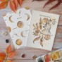 Pochoir attrape-rêve pour le scrapbooking et le mixed media