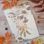 Pochoir attrape-rêve pour le scrapbooking et le mixed media