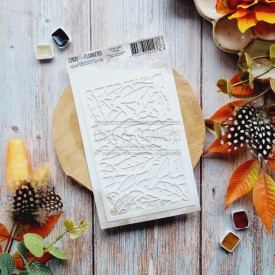 Pochoir plumes pour le scrapbooking et le mixed media