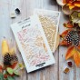 Pochoir plumes pour le scrapbooking et le mixed media