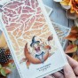 Pochoir plumes pour le scrapbooking et le mixed media