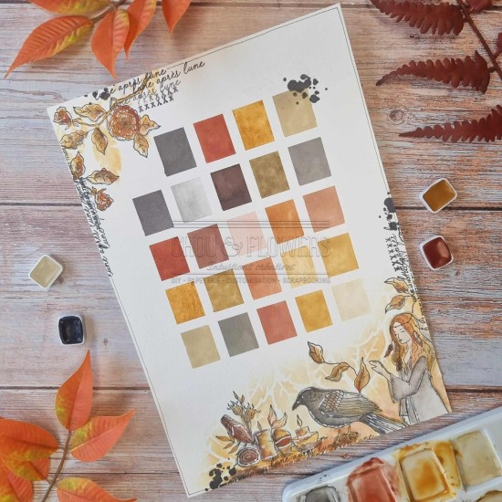Pochoir plumes pour le scrapbooking et le mixed media