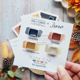 kit aquarelle Pleine lune