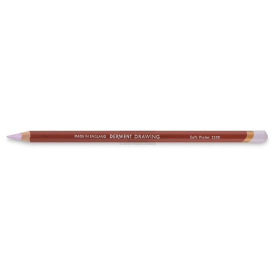 Crayon derwent drawing soft violet