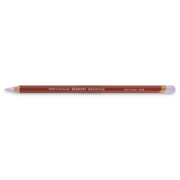 Crayon derwent drawing soft violet