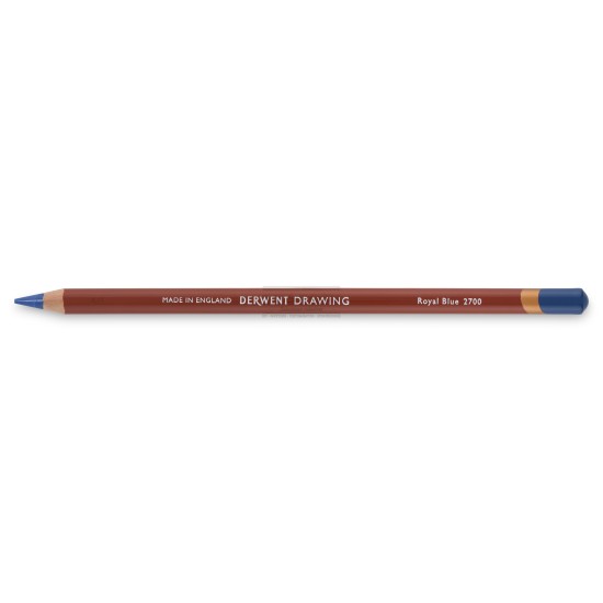 Crayon derwent drawing Royal blue