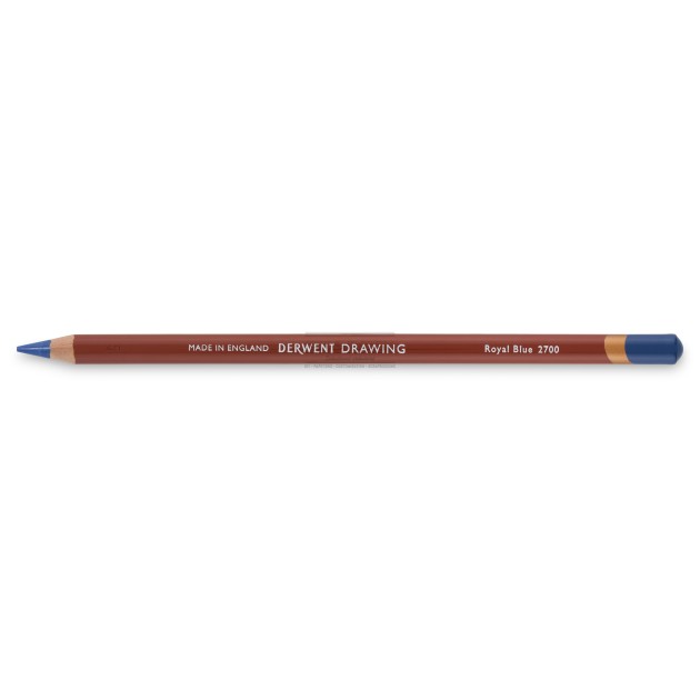 Crayon derwent drawing Royal blue