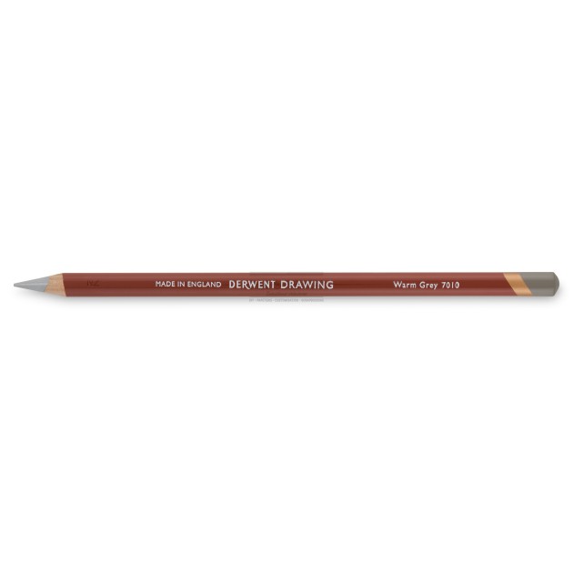 Crayon derwent drawing warm grey
