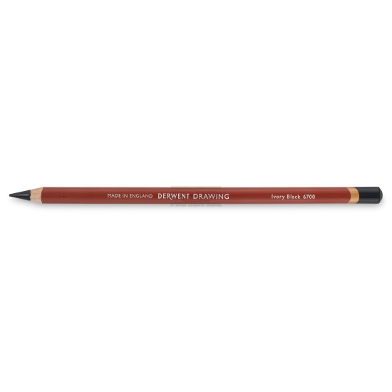 Crayon derwent drawing Ivory black
