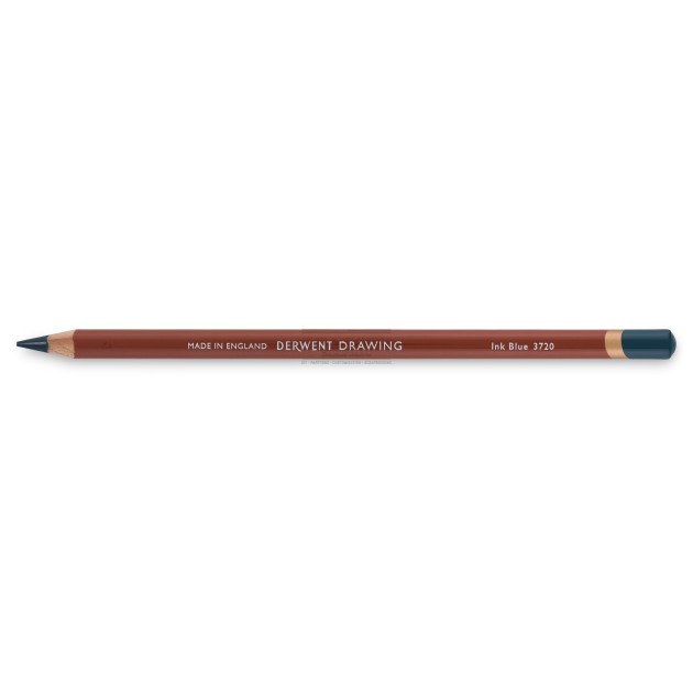 Crayon derwent drawing ink blue