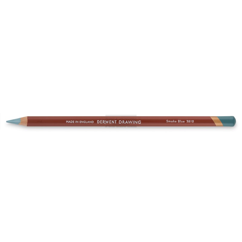 Crayon derwent drawing smoke blue