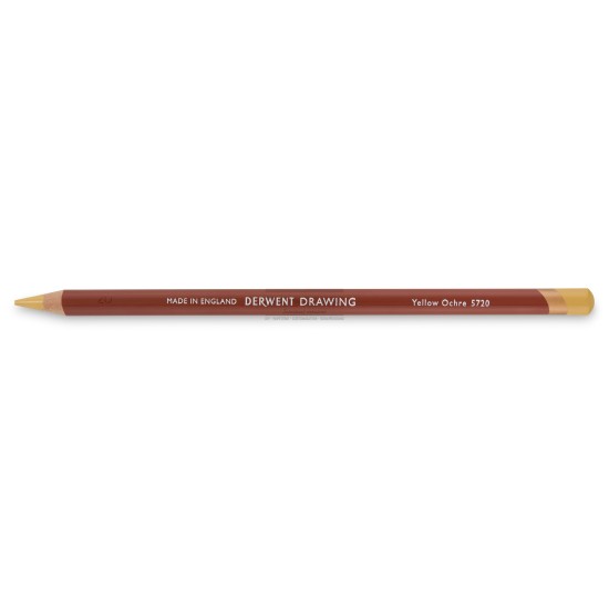 Crayon derwent drawing yellow ochre