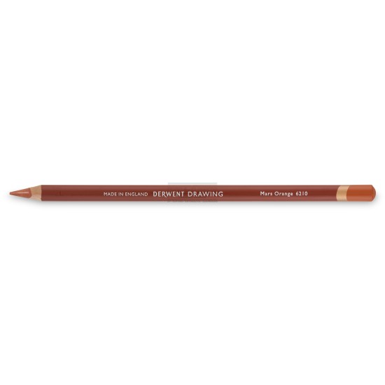 Crayon derwent drawing mars orange