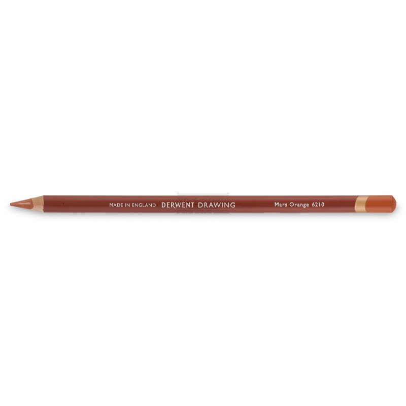 Crayon derwent drawing mars orange