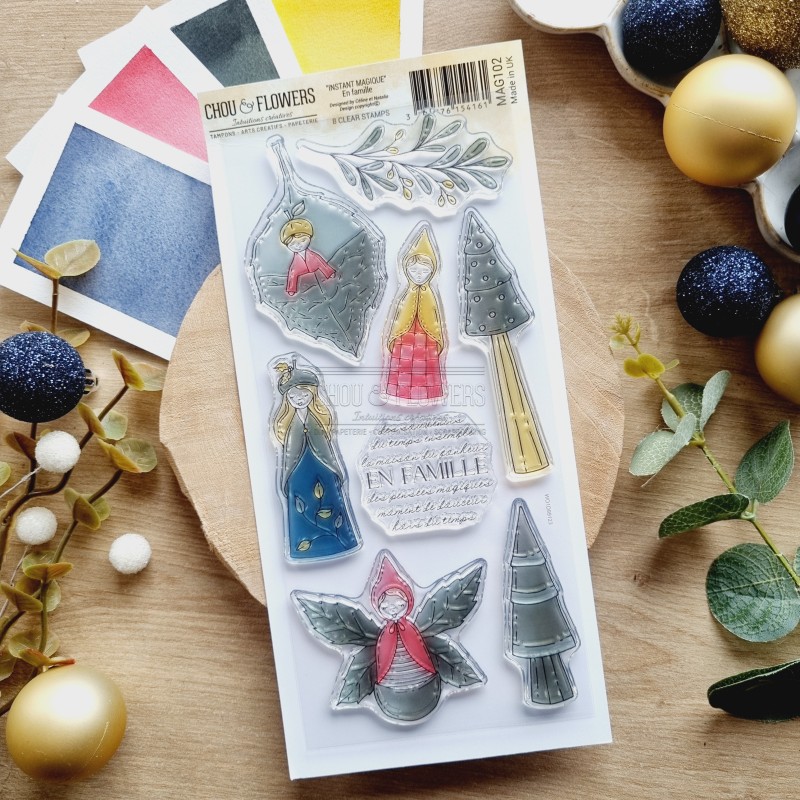 tampons clear En famille pour les fêtes de Noël