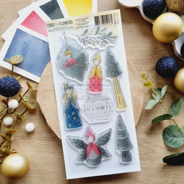 tampons clear En famille pour les fêtes de Noël