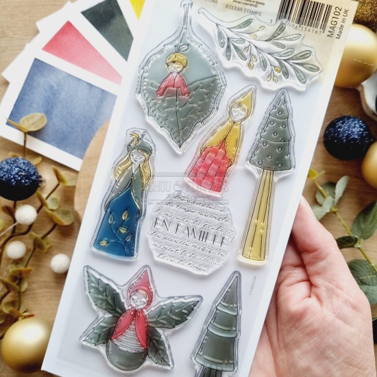 tampons clear En famille pour les fêtes de Noël
