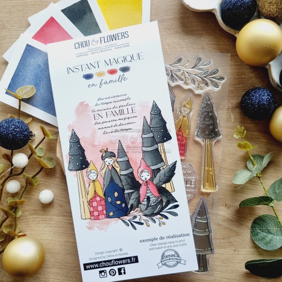 tampons clear En famille pour les fêtes de Noël