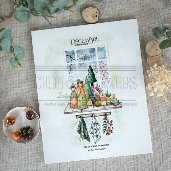 tampons clear En famille pour les fêtes de Noël