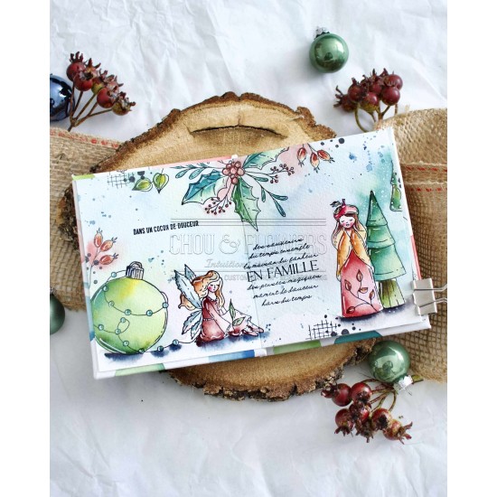 tampons clear En famille pour les fêtes de Noël