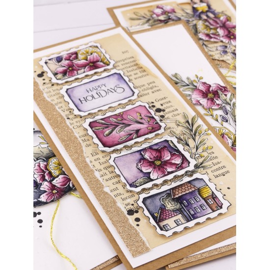 tampons clear Les mots noël pour les fêtes de Noël