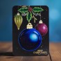 tampons clear Les boules de noël pour les fêtes de Noël