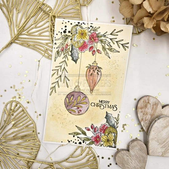 tampons clear Les boules de noël pour les fêtes de Noël