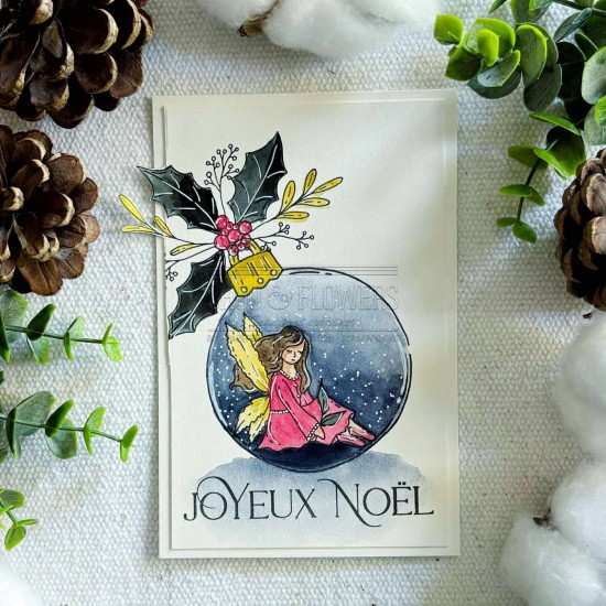 tampons clear Les boules de noël pour les fêtes de Noël