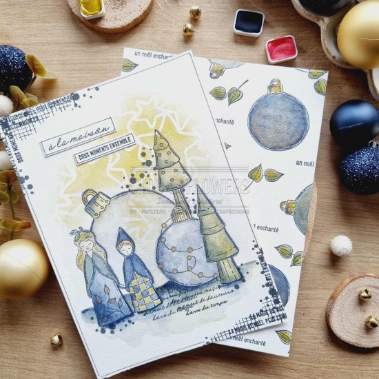 Pochoir étoiles pour le scrapbooking, la carterie et le mixed media