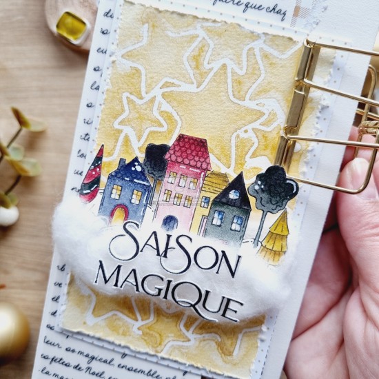 Pochoir étoiles pour le scrapbooking, la carterie et le mixed media