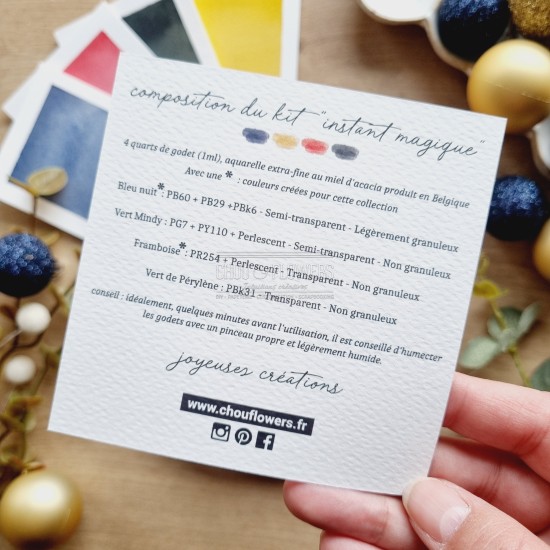 kit aquarelle Instant magique