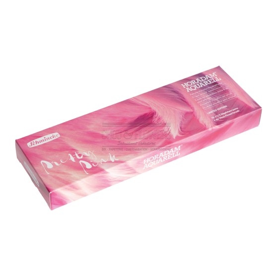 boite métal pretty pink 15 demi-godets aquarelle extra-fine Horadam Schmincke