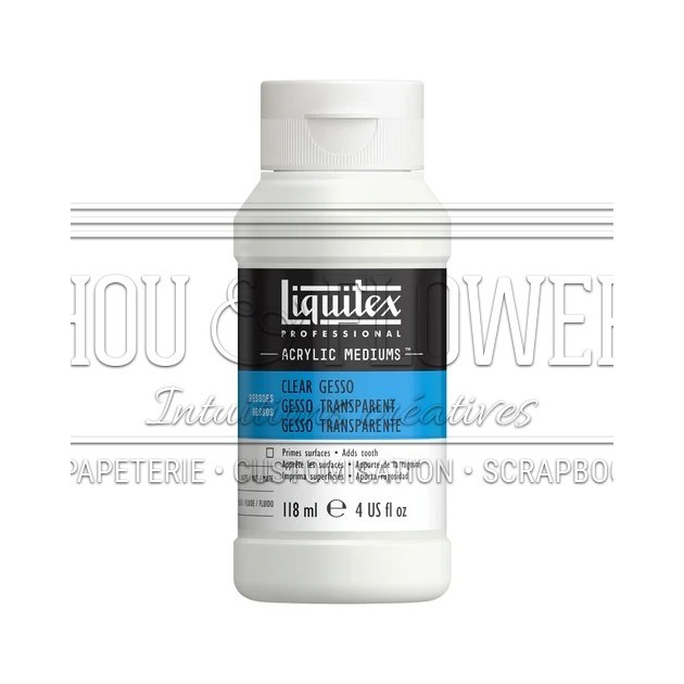 gesso liquitex transparent