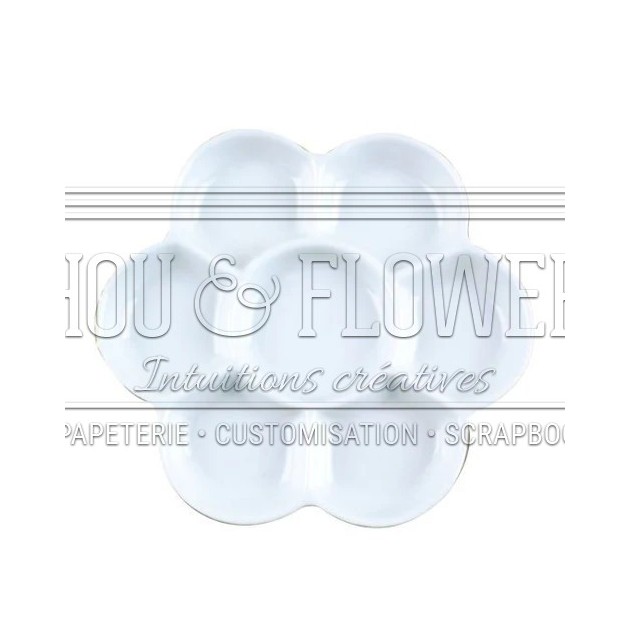 palette en porcelaine pour l'aquarelle